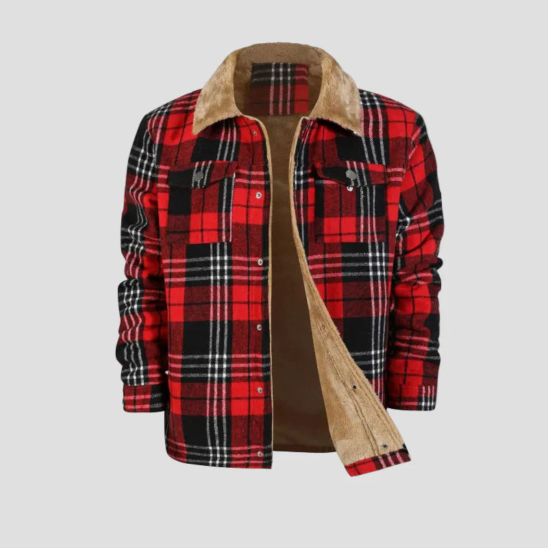 Wojtek | Gruba Flanelowa Kurtka