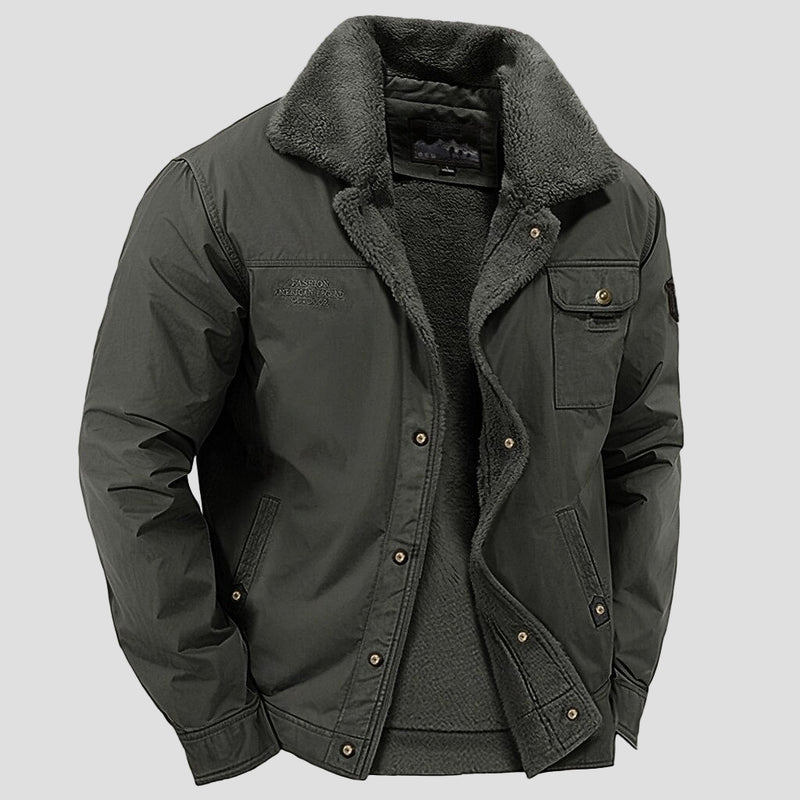 Noel | Vintage robocza kurtka w stylu casual