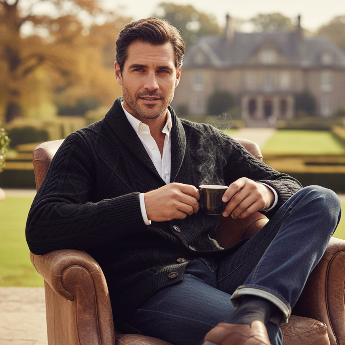 Marek | Kardigan 100% kaszmir